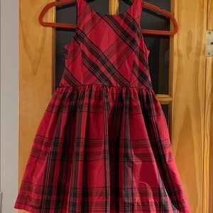 Polo by Ralph Lauren Kids Red and Black Plaid Dress